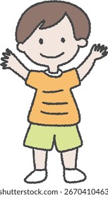 Illustration von Kindern, die Spaß haben