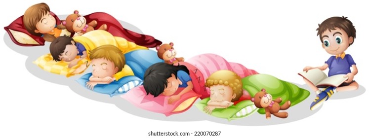 Children Napping Clipart Images Stock Photos Vectors Shutterstock