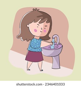 Illustration of children in various activities