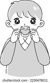 Illustration of children's orthodontic appliances