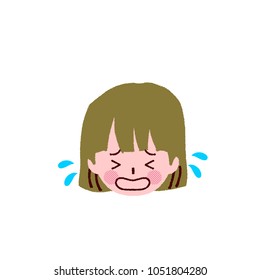 Illustration of a child's expression
