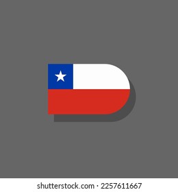 Vorlage für die Flagge Chiles