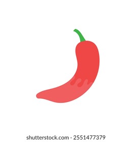 Illustration chili melt unique design