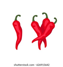 Illustration of chili pepper