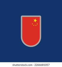Illustration des China-Flaggenmusters