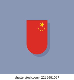 Illustration des China-Flaggenmusters