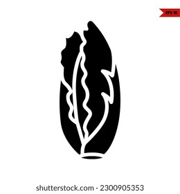 illustration of Chinese cabbage glyph icon 