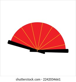Illustration Chinese New Year Fan