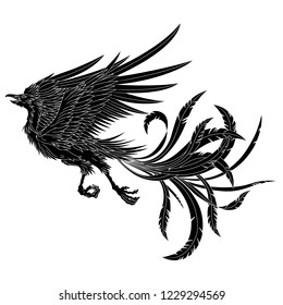 Ilustración del fénix chino