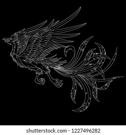 Illustration of the Chinese phoenix
I designed a Chinese phoenix
