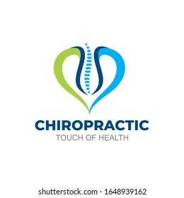 Illustration of chiropractic Logo Design Template