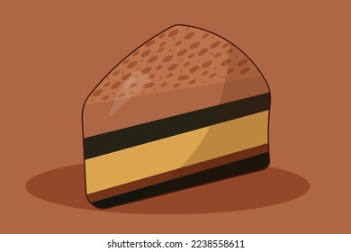 ilustración de un diseño vector de cacao de chocolate