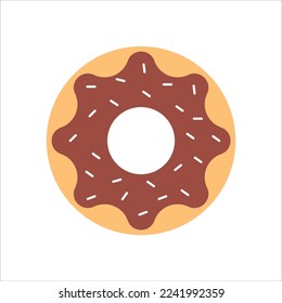Illustration von schokoladenaromatischen Donuts
