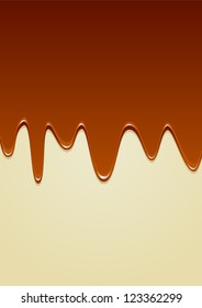 Illustration of a chocolate melt