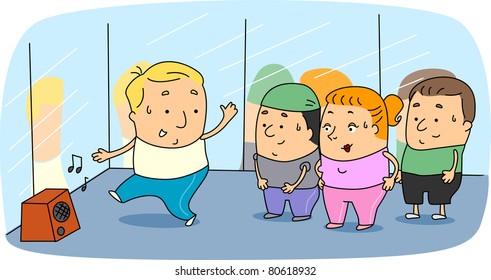 Illustration of a Choreographer at Work