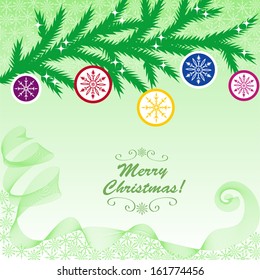 Illustration of christmas background