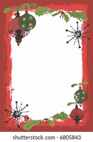 Illustration of a Christmas background