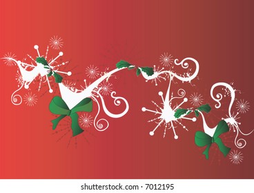 Illustration of a Christmas background