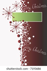Illustration of a Christmas background