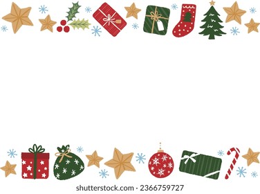 illustration of Christmas background material
