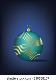Illustration of Christmas ball