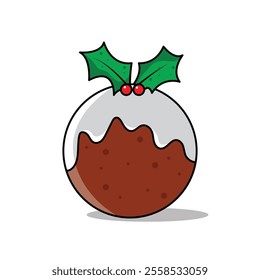 The Illustration of Christmas Ball Decor