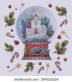 
illustration christmas ball vector graphics