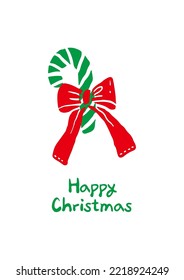 An illustration of a Christmas card