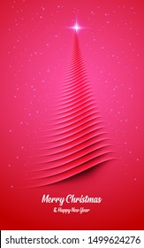 An illustration of Christmas ecard in vector art. For sending your wishing message to the one you love , invite them to a party. Message for celebrating Christmas and happy new year, etc.
