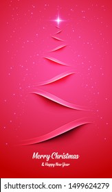 An illustration of Christmas ecard in vector art. For sending your wishing message to the one you love , invite them to a party. Message for celebrating Christmas and happy new year, etc.