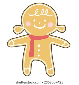 An illustration of Christmas Gingerbread. 