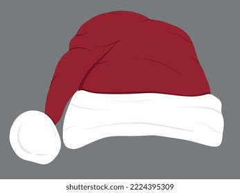 Illustration of christmas hat vector