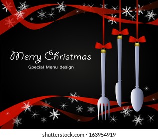 Illustration for Christmas menu