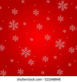 Seamless Winter Pattern Snowflakes Stock Vector (Royalty Free) 112435769