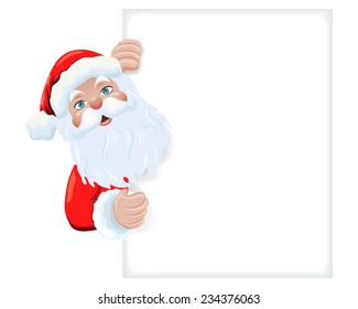 Illustration of  Christmas Santa Claus.