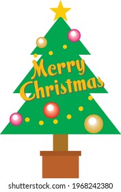 Illustration of a Christmas tree
