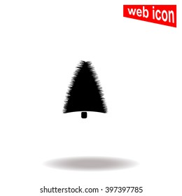Illustration of Christmas tree. 