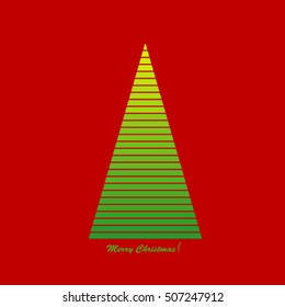 Illustration of a Christmas tree
