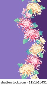 Illustration of the chrysanthemum,