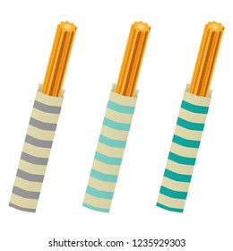 Illustration of the churros