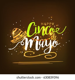 Illustration Of Cinco De Mayo Celebration Background.
