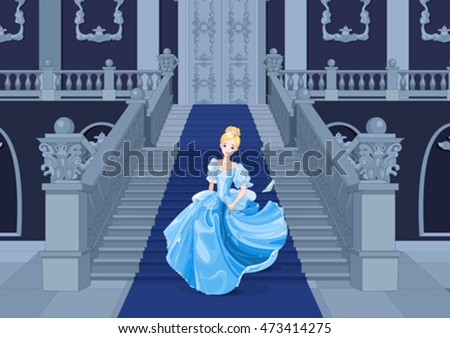 Poster: Illustration of Cinderella runs