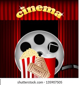 illustration of the cinema