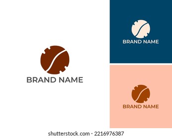 ILLUSTRATION KREISKAFFEE BEAN LOGO DESIGN VEKTOR GUT FÜR KAFFEE SHOP, MARKENKAFFEE