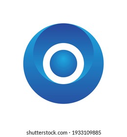 Illustration circle graphic technology abstract logo design
