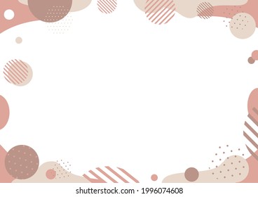 illustration of circle pattern frame
