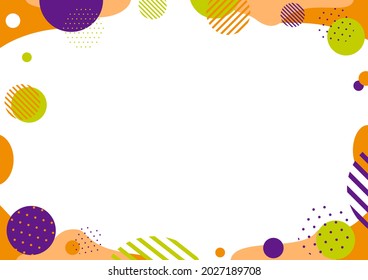 illustration of circle pattern frame