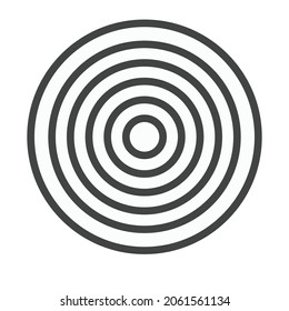 Illustration circles pattern on grey background.