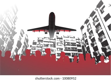 Illustration of city