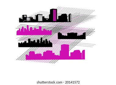 Illustration of city